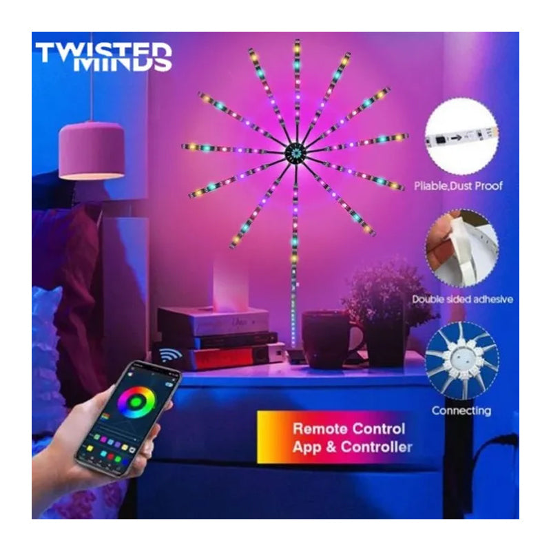 Twisted Minds RGB Fire work Led Music Light Strip.