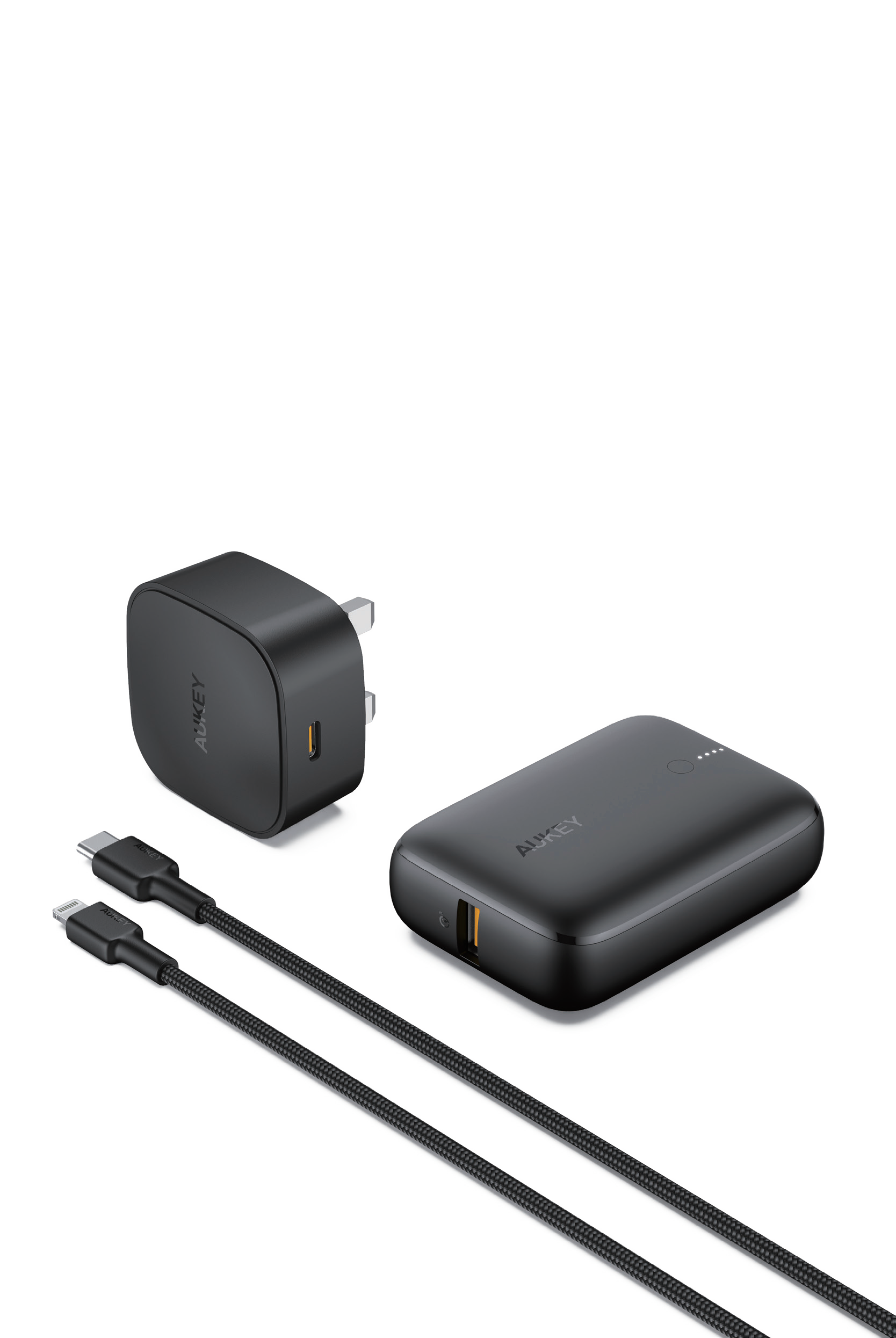 AUKEY Kit On The GO Bundle-I PD 20W 10,K mAh P.B BLK