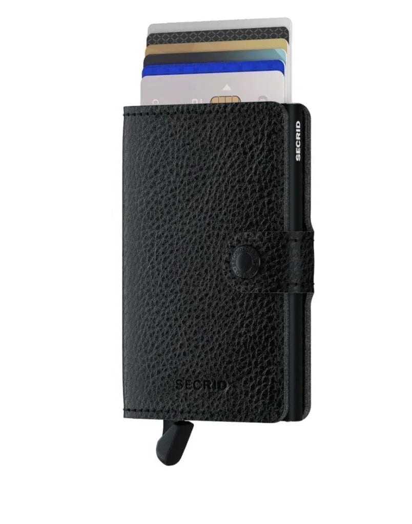 Secrid Miniwallet Vegetable Tanned Black-Black