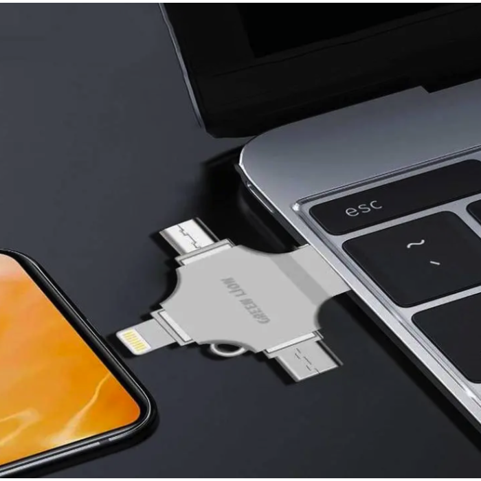 Green Lion 4-in-1 USB Flash Drive 128GB