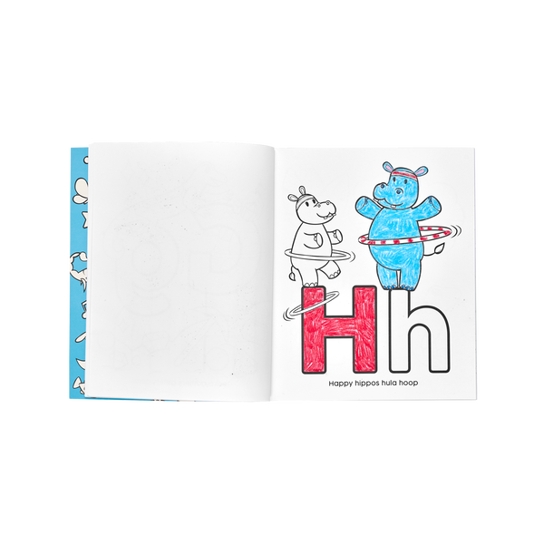 Ooly Abc: Amazing Animals Toddler Color In Book
