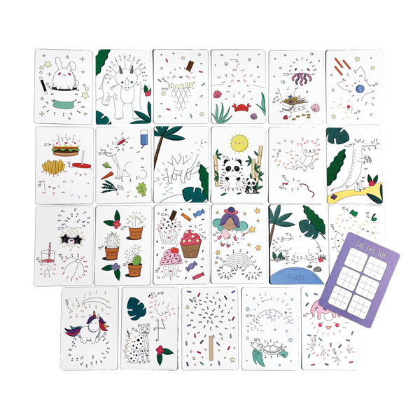 Ooly Connect The Dots Activity Cards Set Of 24