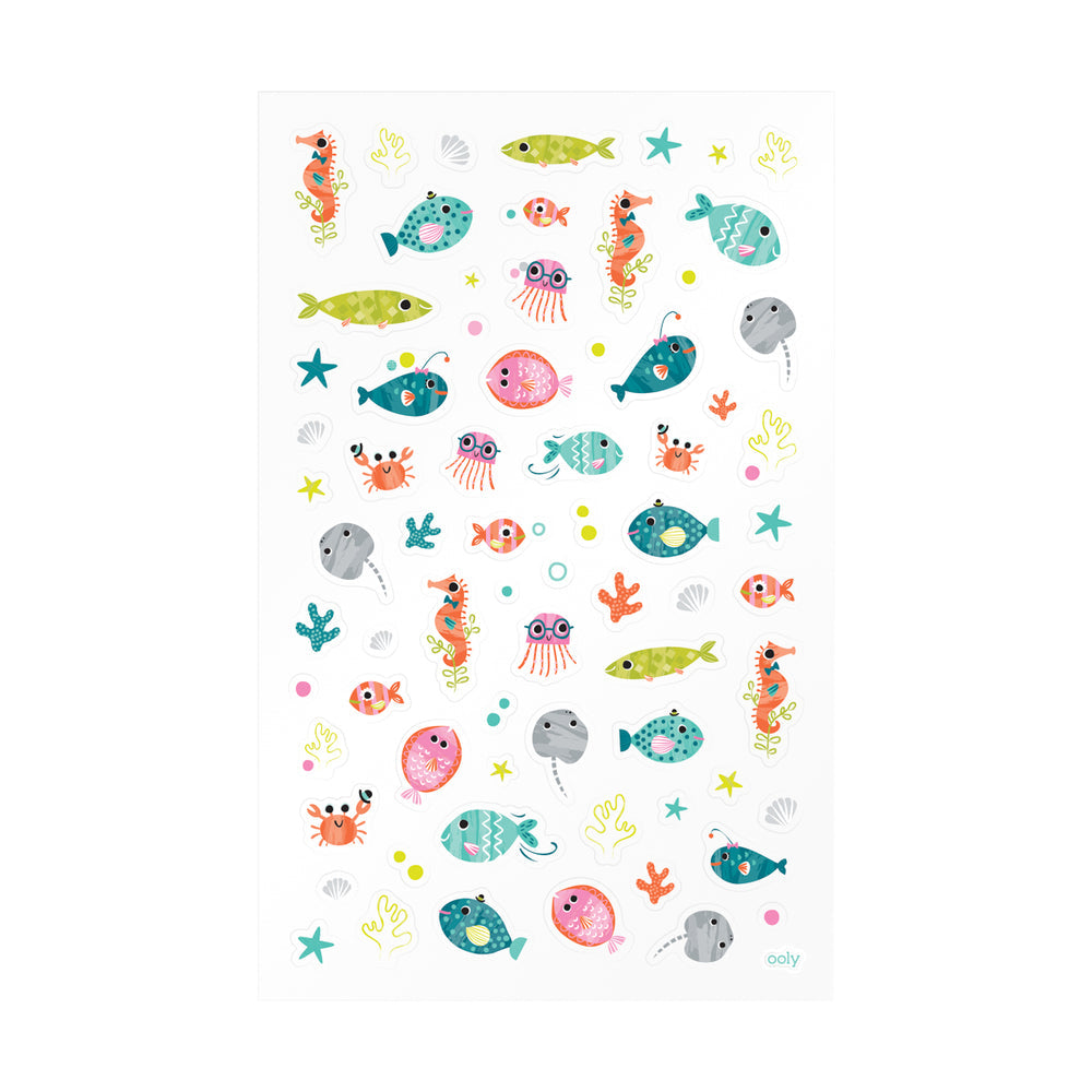 Ooly Stickiville Stickers: Ocean Buddies Standard 1 Sheet