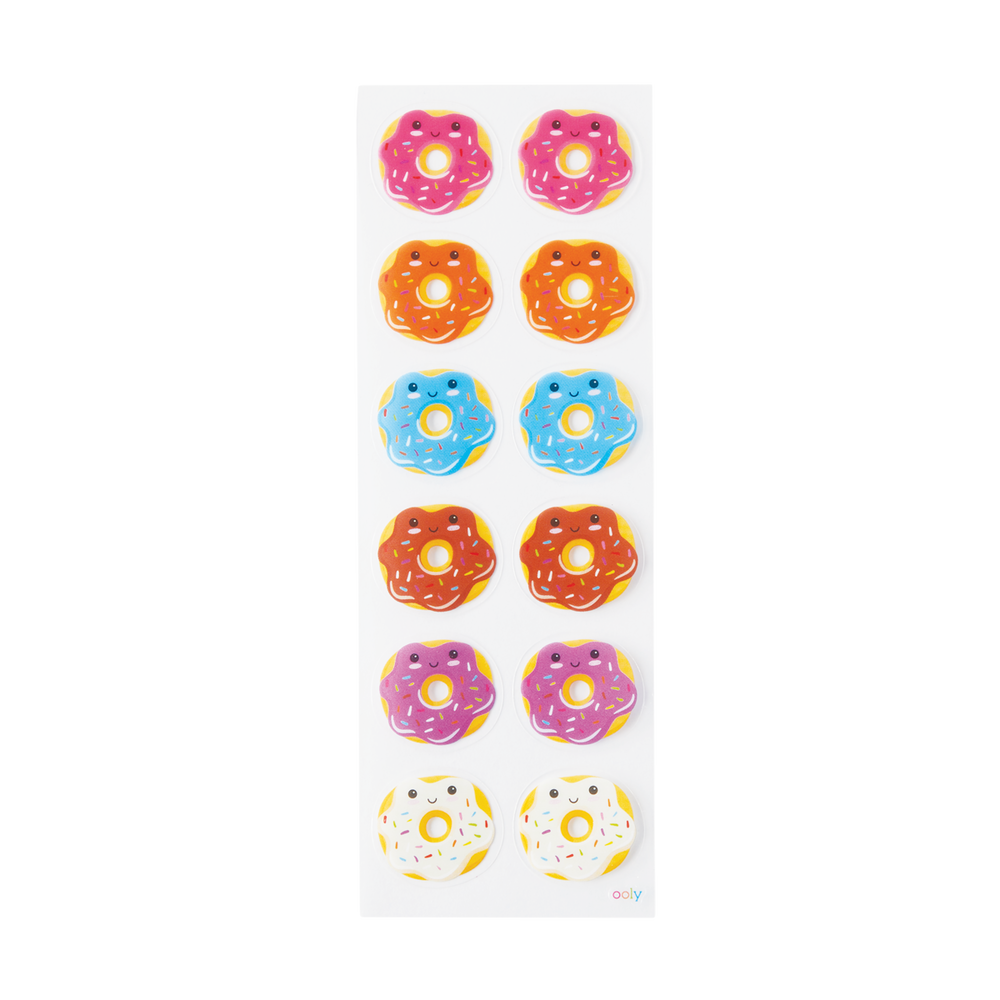 Ooly Stickiville Stickers: Happy Donuts Skinny 2 Sheets