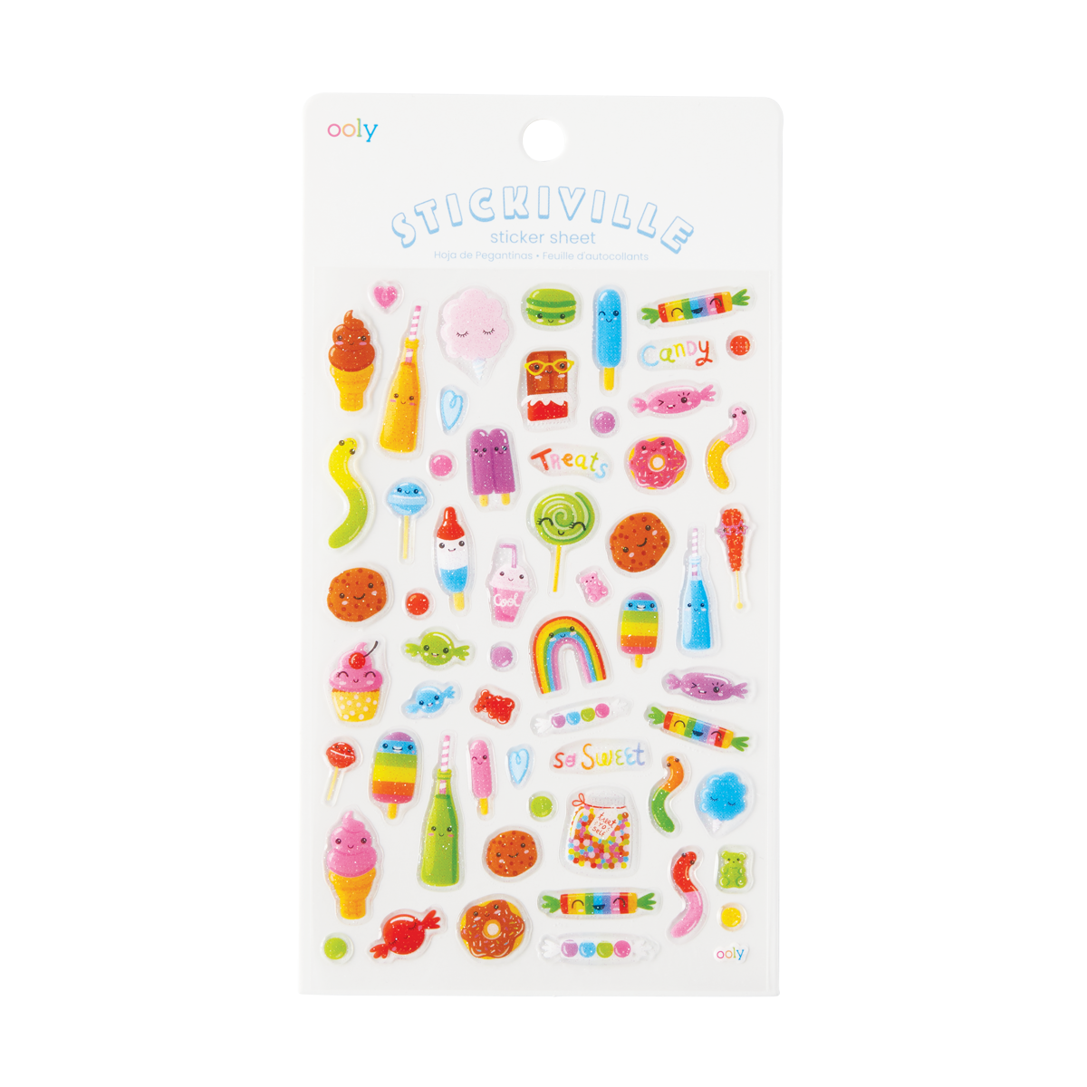 Ooly Stickiville Stickers: Candy Shoppe Standard 1 Sheet