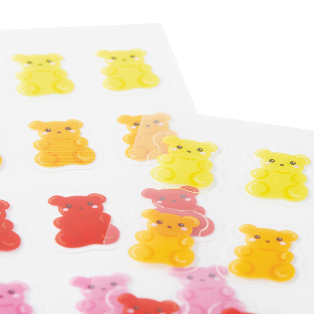 Ooly Stickiville Stickers: Gummy Bears Skinny 2 Sheets