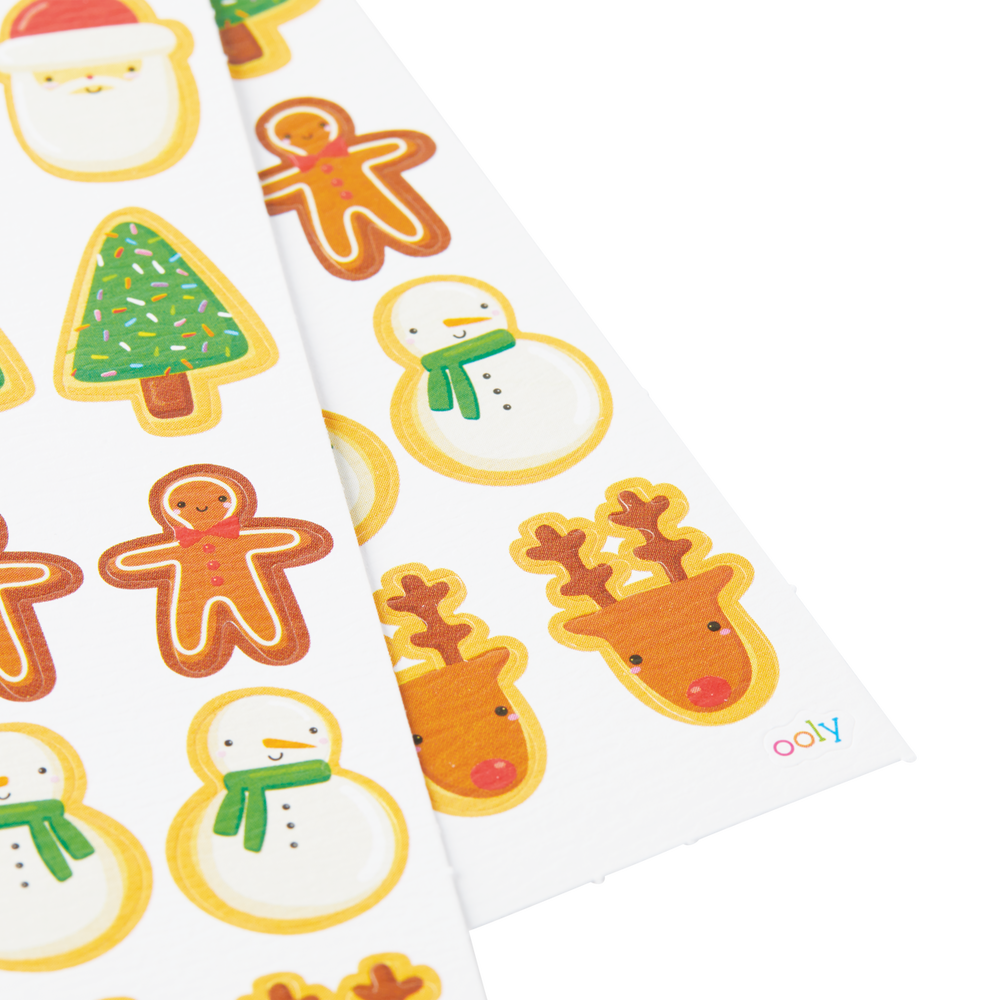 Ooly Stickiville Stickers: Christmas Cookies Skinny 2 Sheets