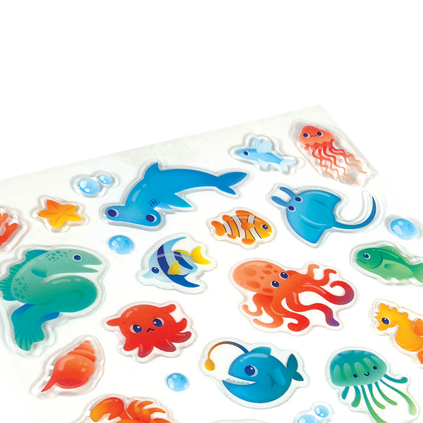 Ooly Stickiville Stickers: Blue Ocean Standard 1 Sheet