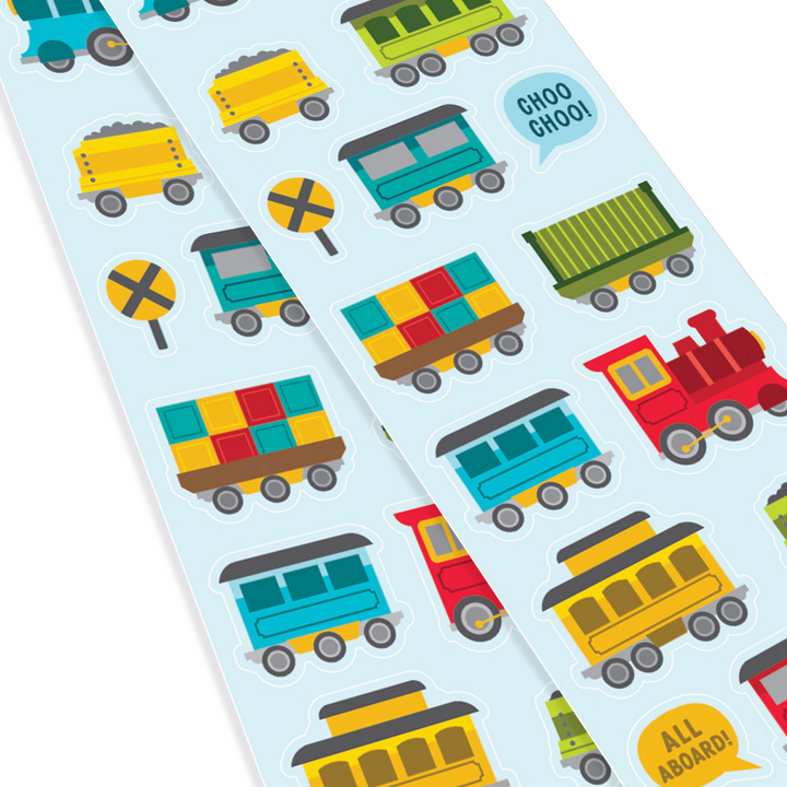 Ooly Stickiville Stickers: All Aboard Skinny 2 Sheets