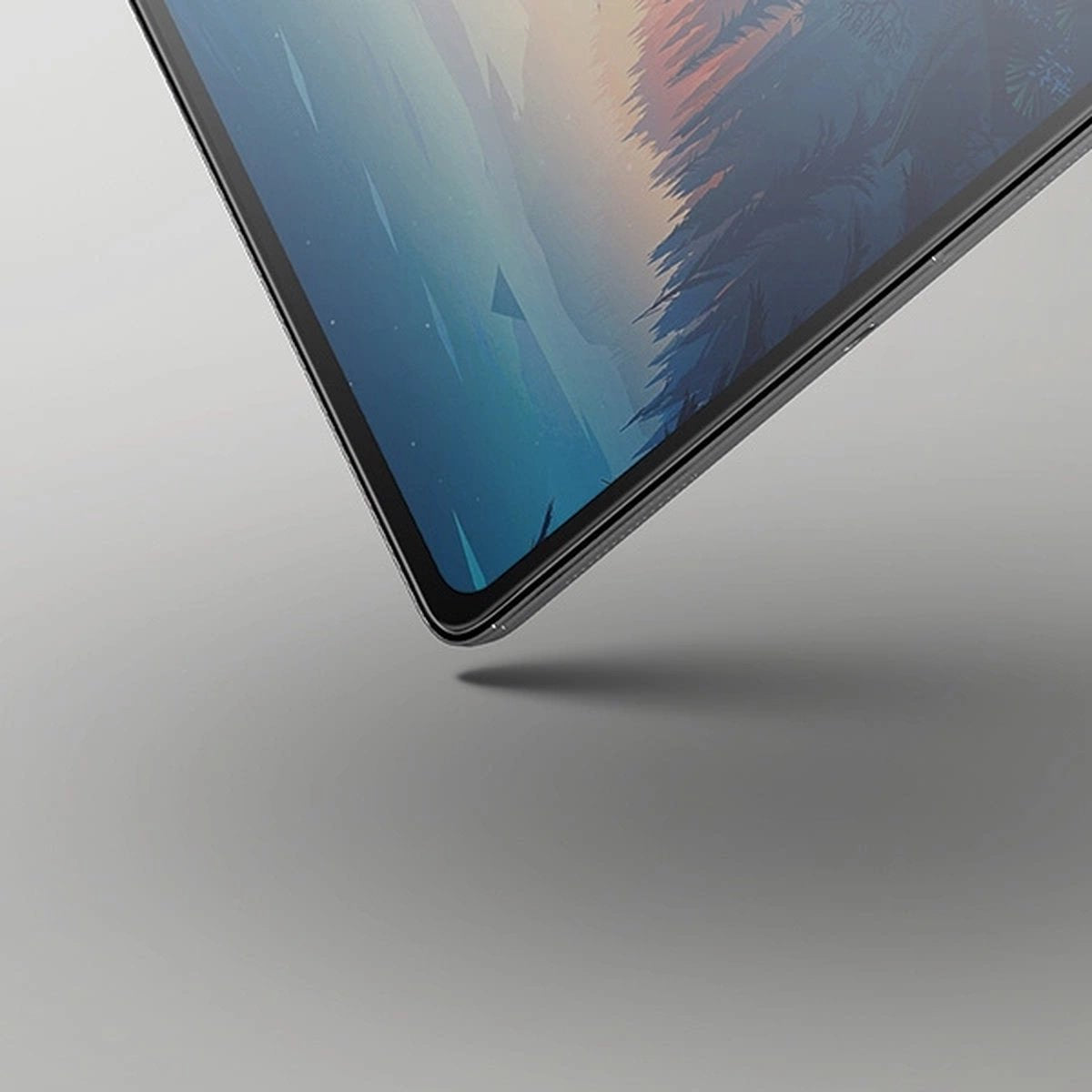واقي شاشة زجاجي شفاف iPad Pro 11 (2024) من Uniq Optix