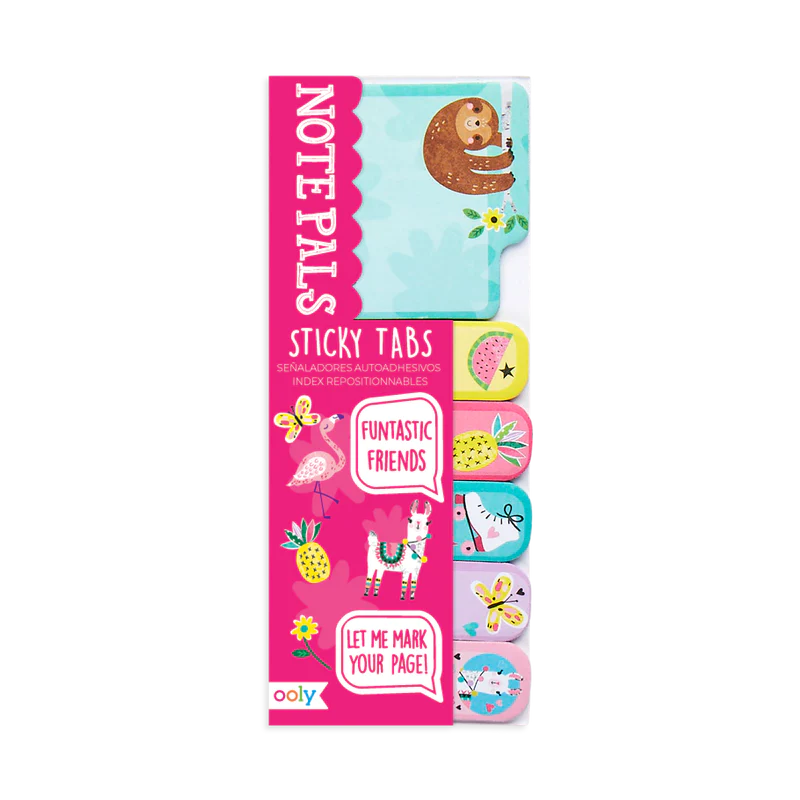 Ooly Note Pals Sticky Tabs: Funtastic Friends 1 Pack
