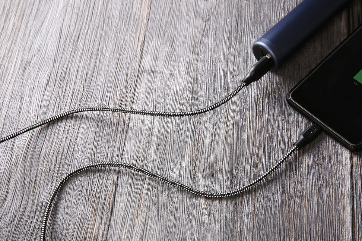 AUKEY Braided Nylon USB 2.0 to Micro USB Cable 1.2m / 3.95ft