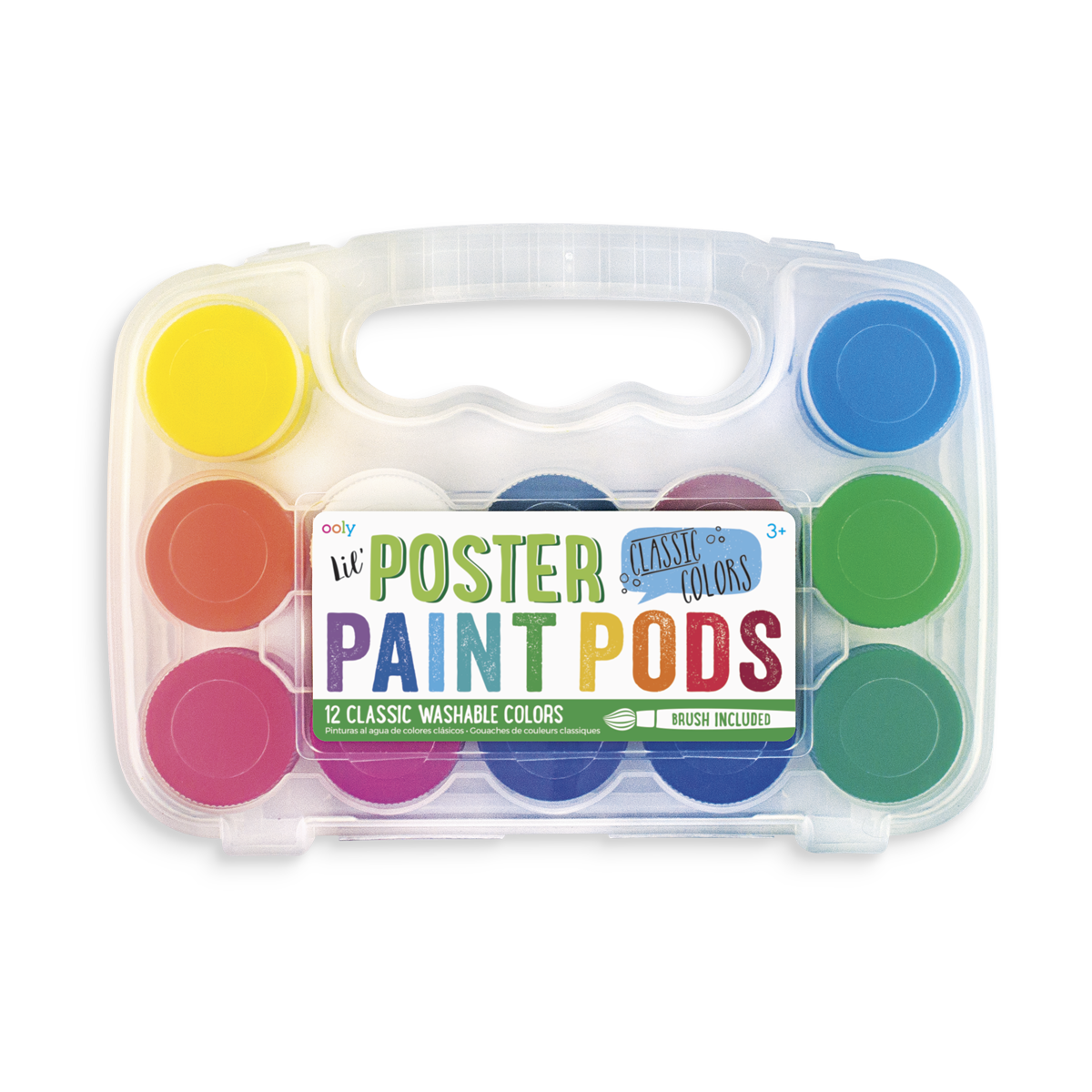 Ooly Lil Paint Pods Poster Paints Classic Colors 13 Pc Set