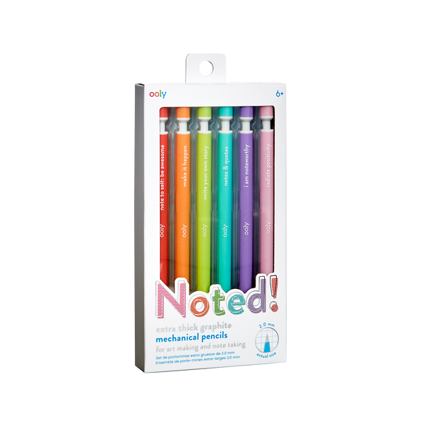 Ooly Noted !Graphite Mechanical Pencils Set Of 6