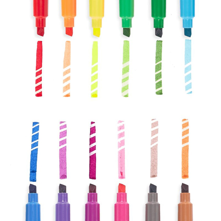 Ooly Make No Mistake Erasable Markers Set Of 12