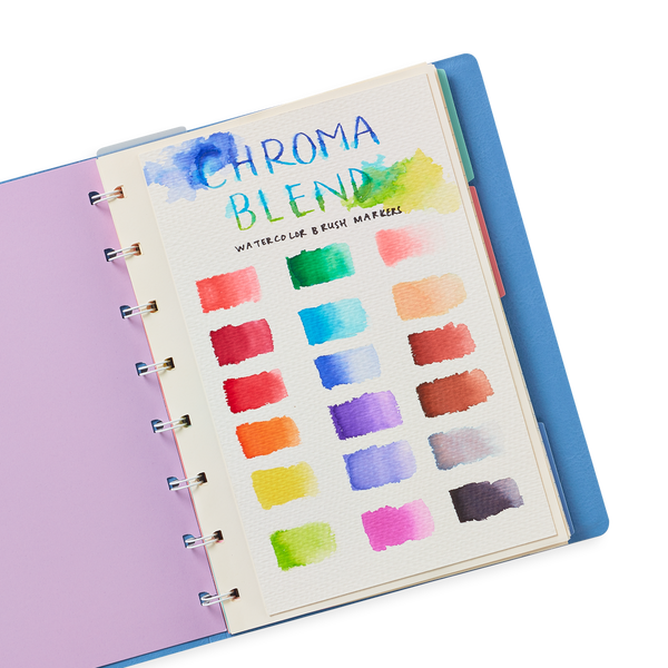 Ooly Chroma Blends Watercolor Brush Markers Set Of 18