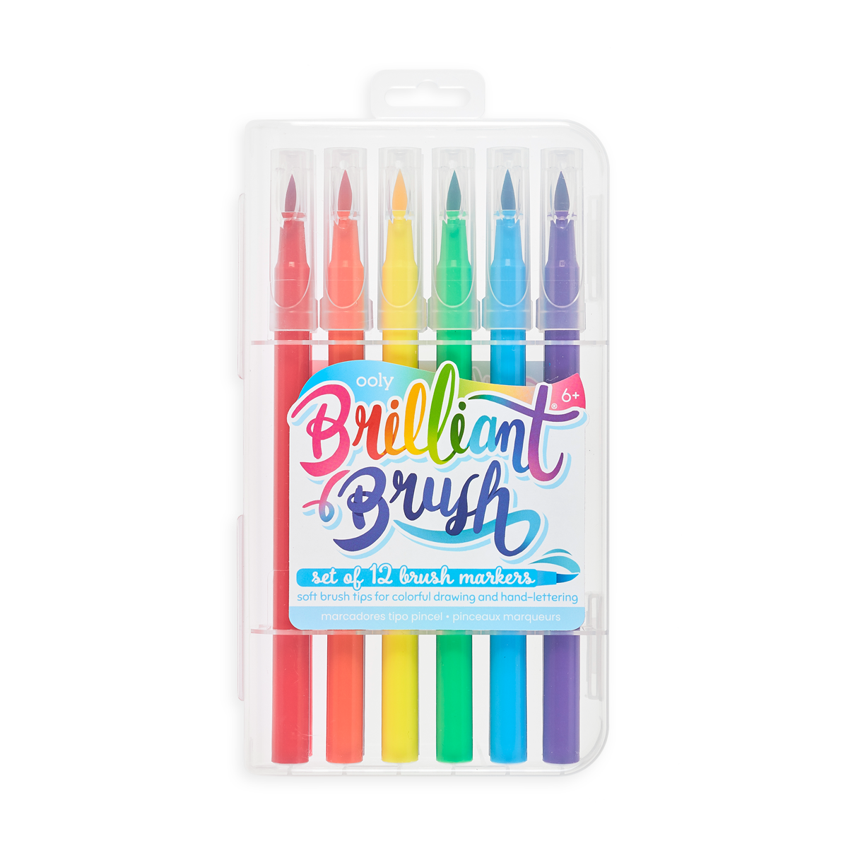 Ooly Brilliant Brush Markers Set Of 12
