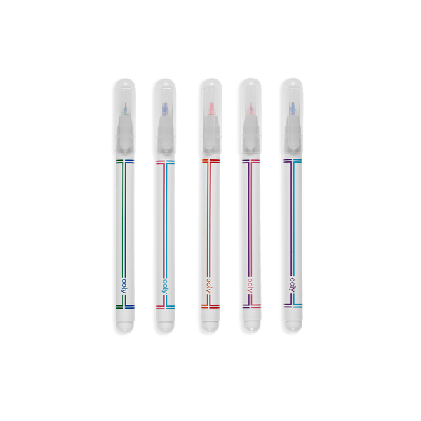 Ooly Seeing Double Fine Felt Double Tip Markers Set Of 5