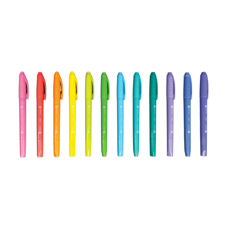Ooly Pastel Hues Markers Set Of 12