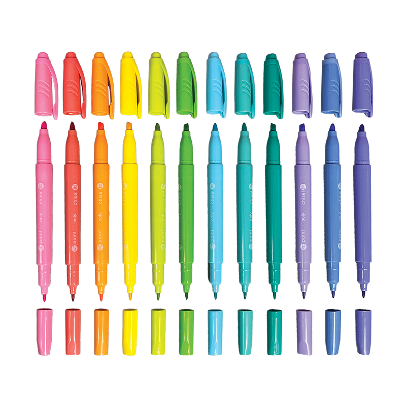 Ooly Pastel Hues Markers Set Of 12