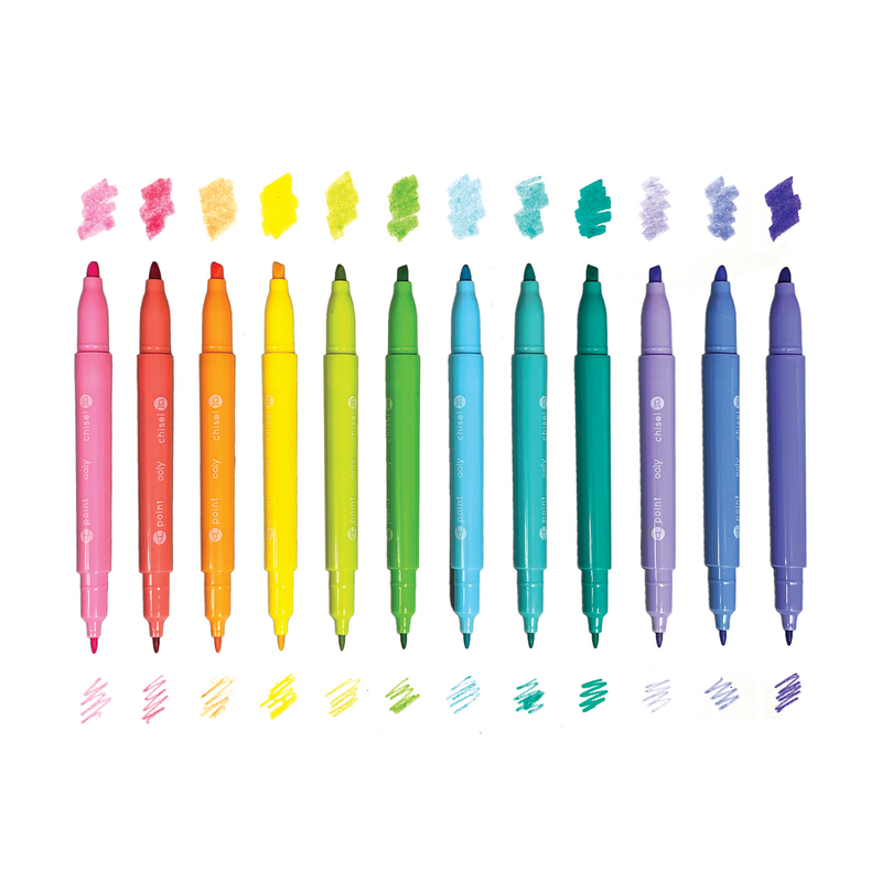 Ooly Pastel Hues Markers Set Of 12