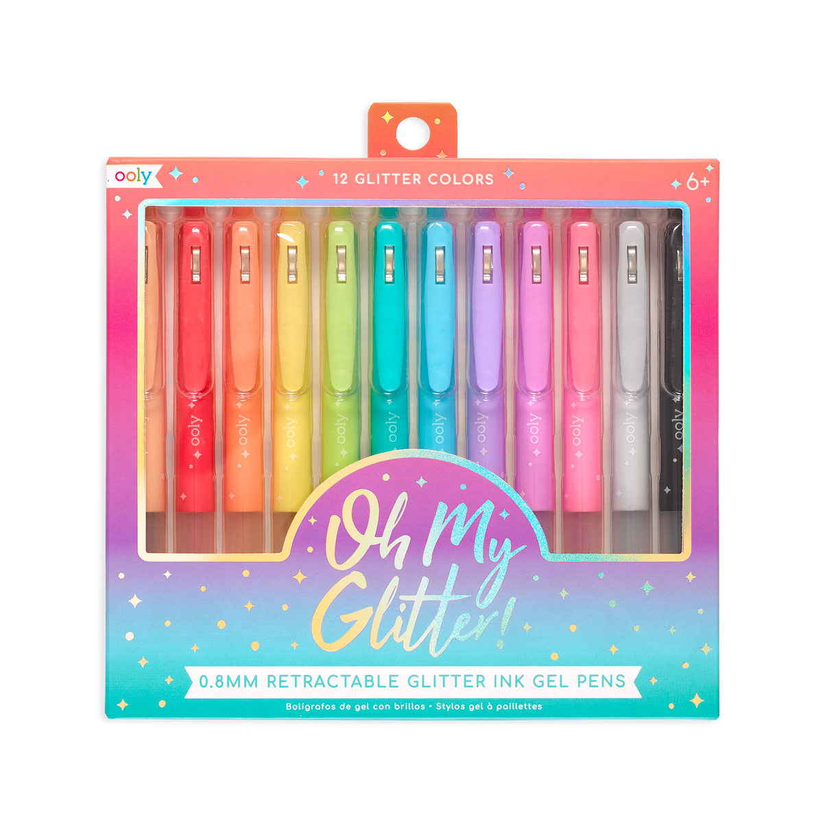 Ooly Oh My Glitter Gel Pens Set Of 12