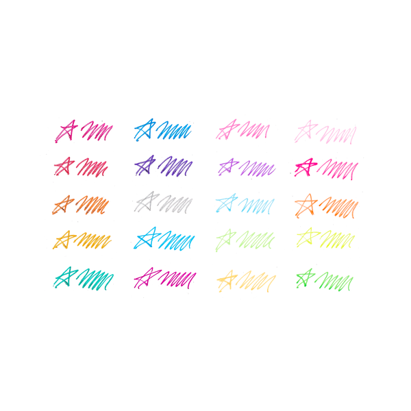 Ooly Mini Doodlers Fruity Scented Gel Pens Set Of 20