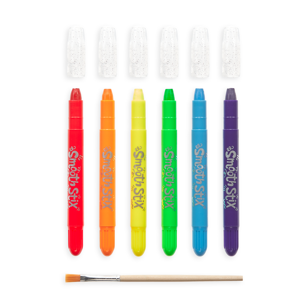 Ooly Smooth Stix Watercolor Gel Crayons 7 Pc Set