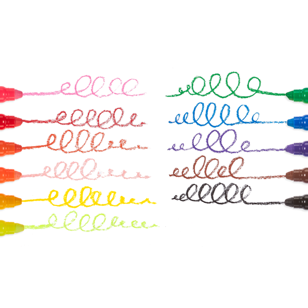 Ooly Rainy Dayz Crayons Set Of 12