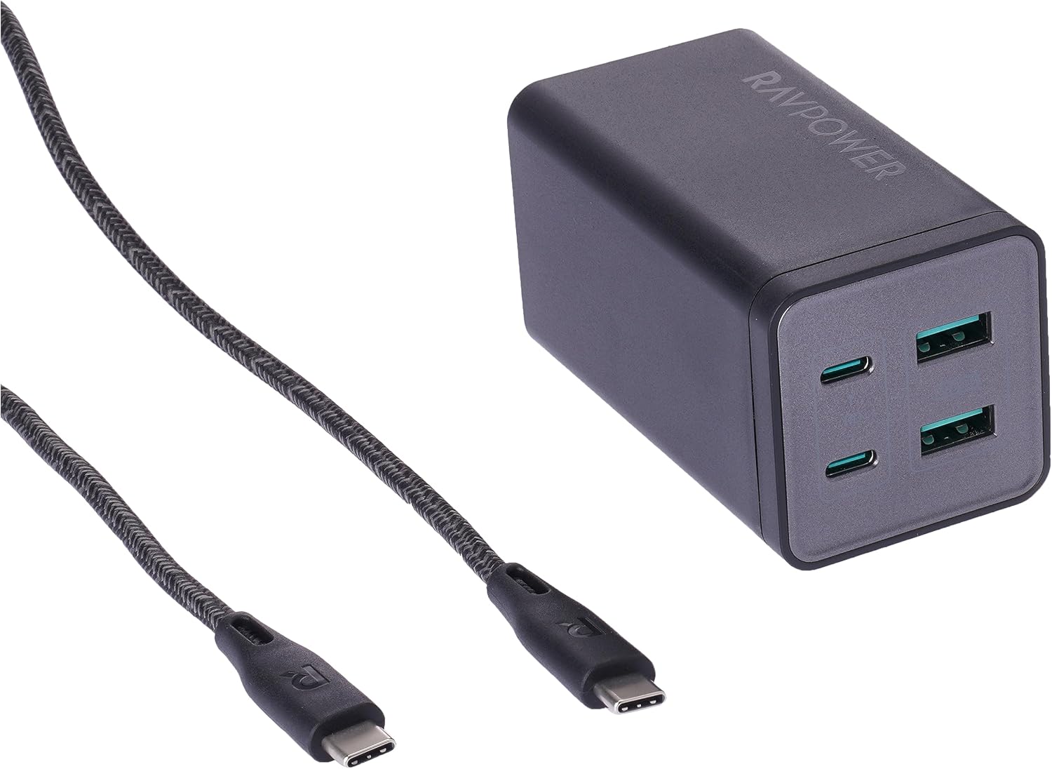 RAVPower RP-PC146 PD 120W 4 Port BLK