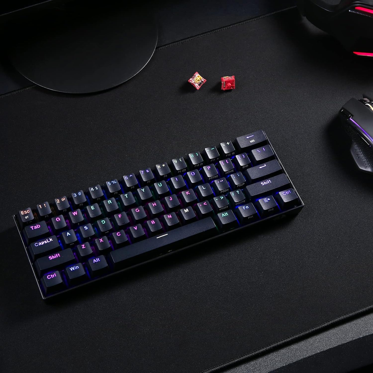 Redragon K530 PRO Draconic 60% Compact RGB Wireless Keyboard
