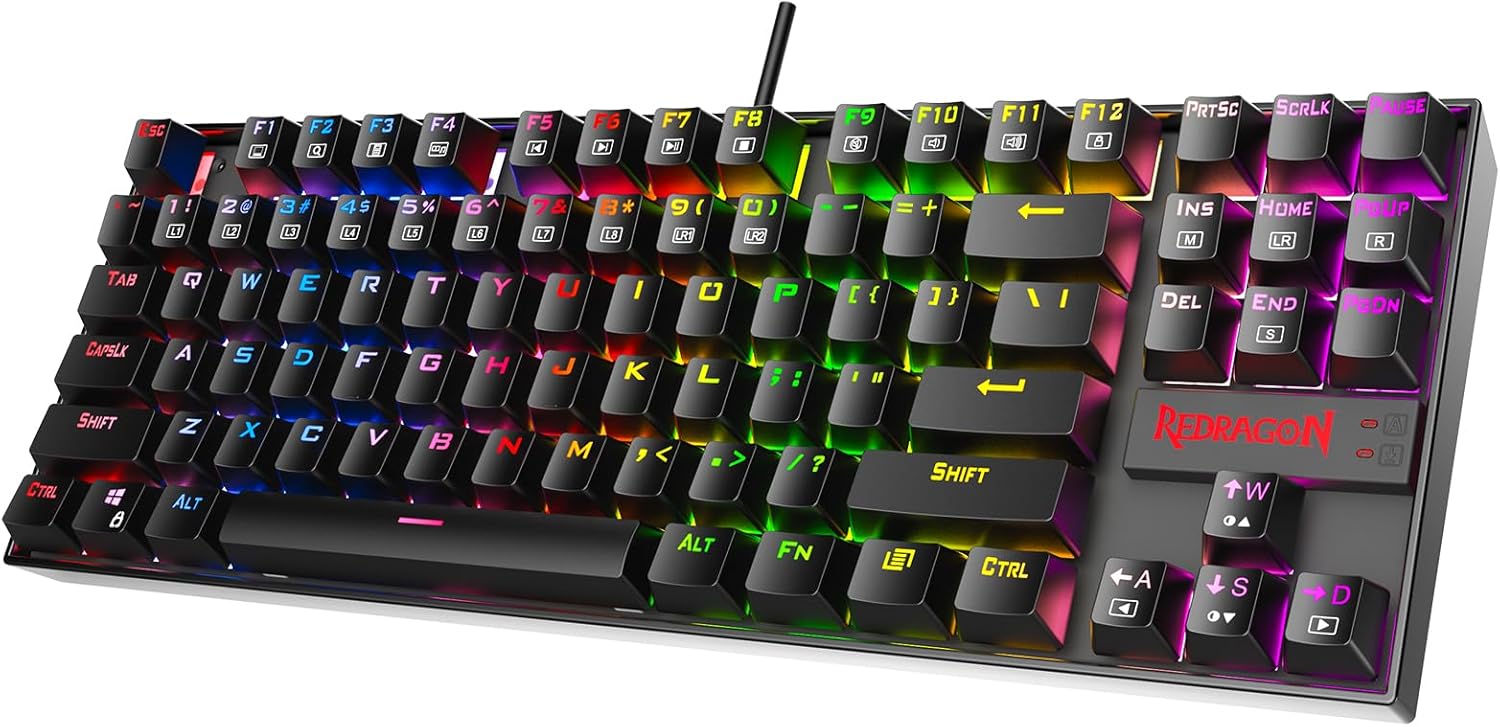 Redragon Kumara Mechanical Gaming Keyboard Red switch English Only