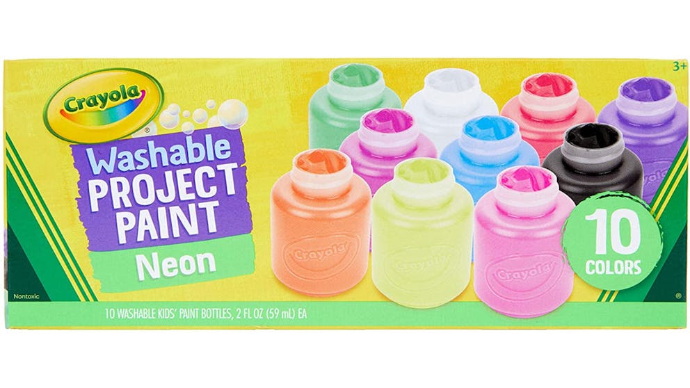 Crayola Washable Neon Kids' Paint 10 Pack 10 Pack