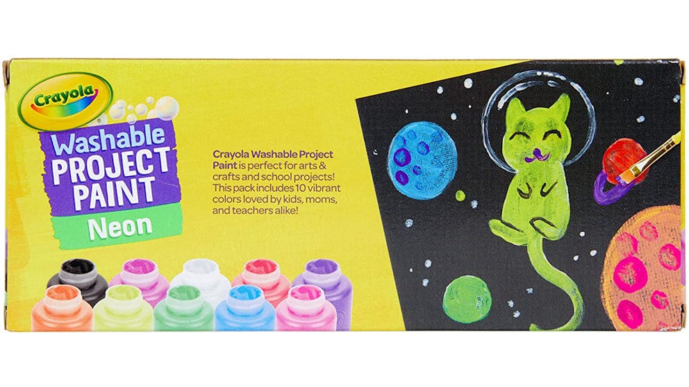 Crayola Washable Neon Kids' Paint 10 Pack 10 Pack