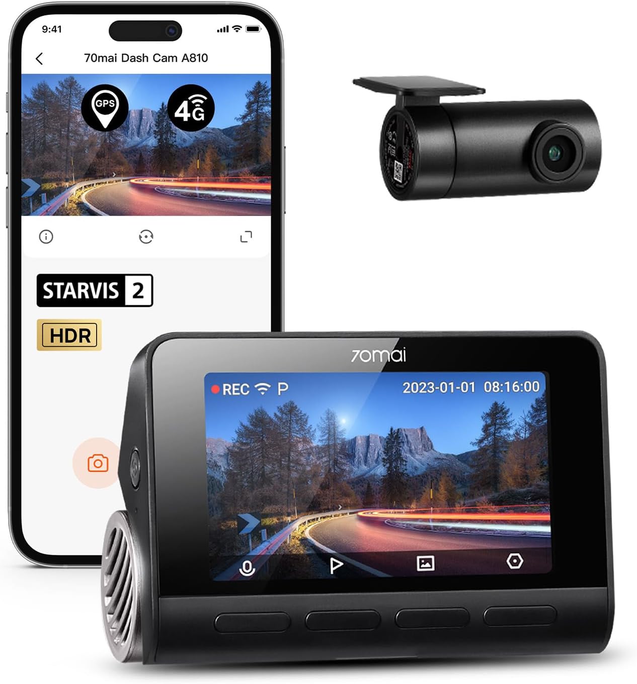 4K HDR Front & Rear