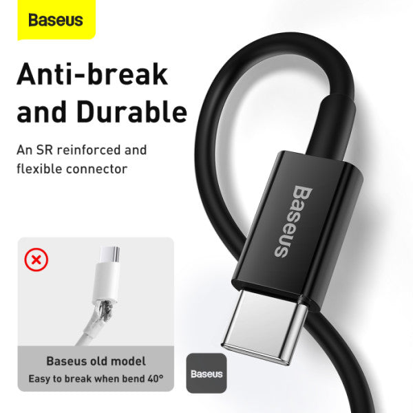 Baseus Superior Series Fast Charging Data USBC 20W 1m BLK