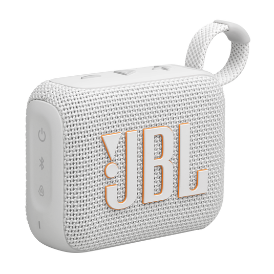 JBL GO4 Portable Bluetooth Speaker White