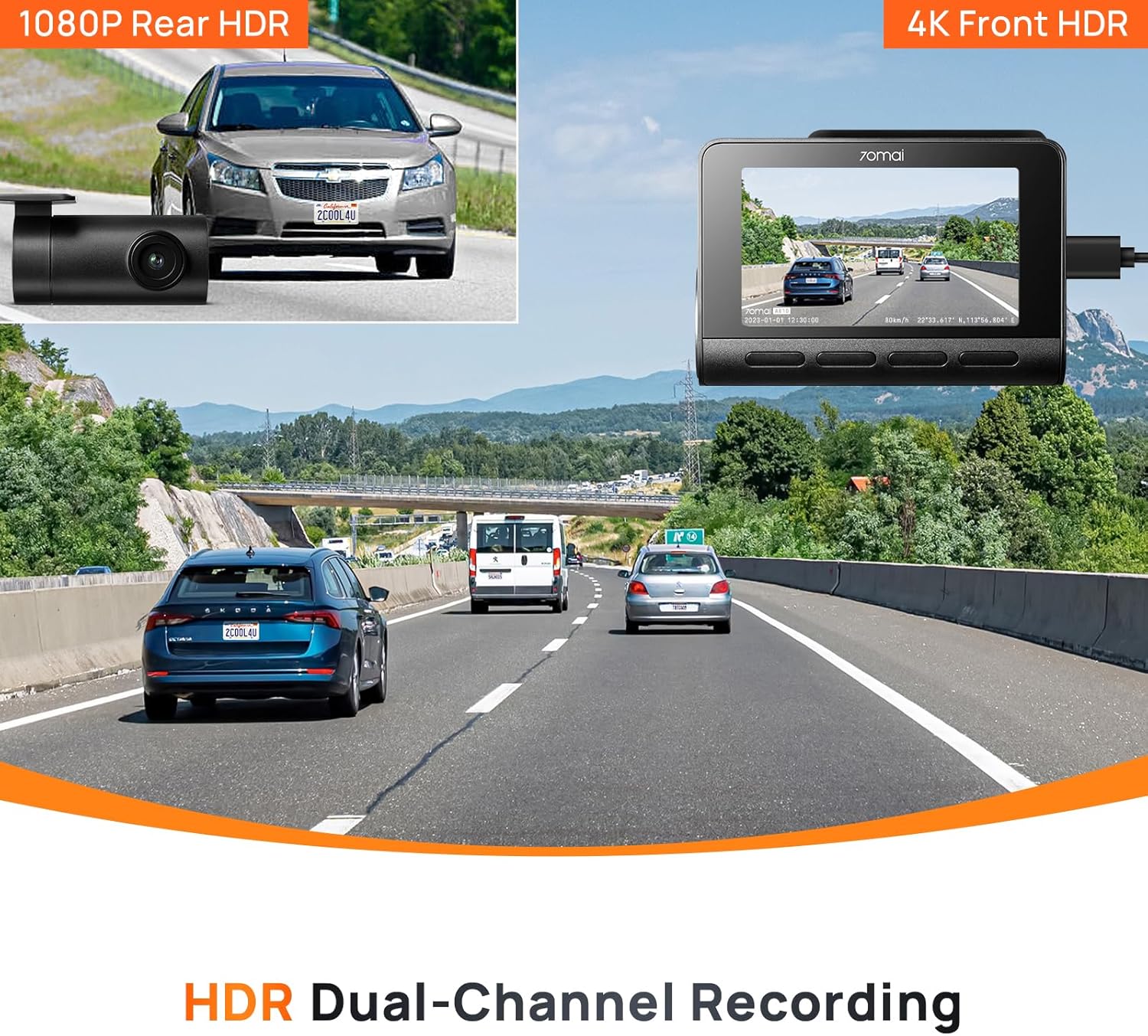 4K HDR Front & Rear
