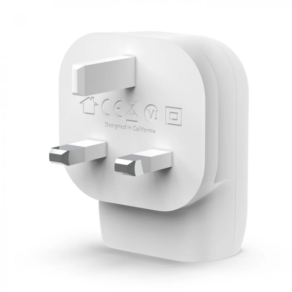 بيلكين - شاحن حائط - 30W - PD - USB-C - أبيض