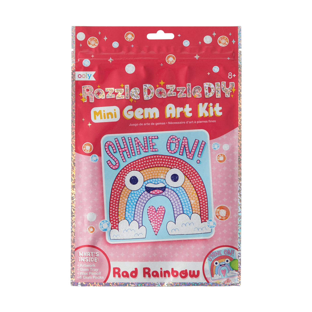 Ooly Razzle Dazzle D.I.Y. Mini Gem Art Kit: Rad Rainbow