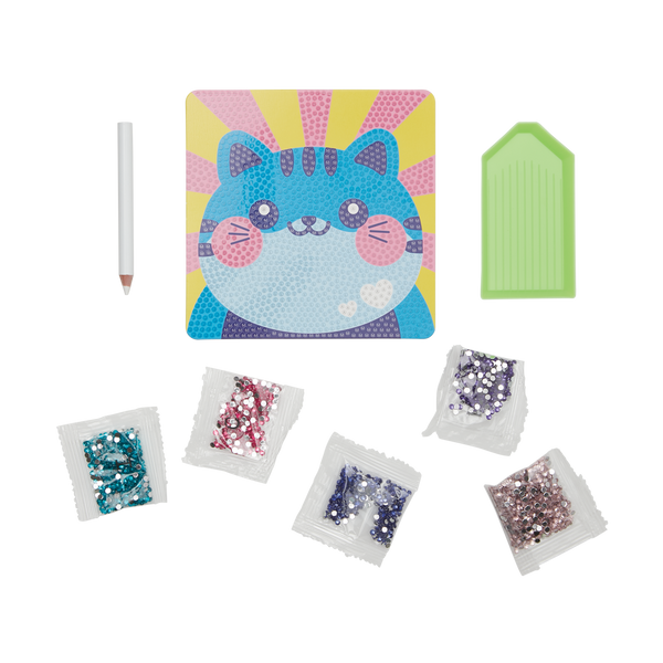 Ooly Razzle Dazzle D.I.Y. Mini Gem Art Kit Cutesy Cat