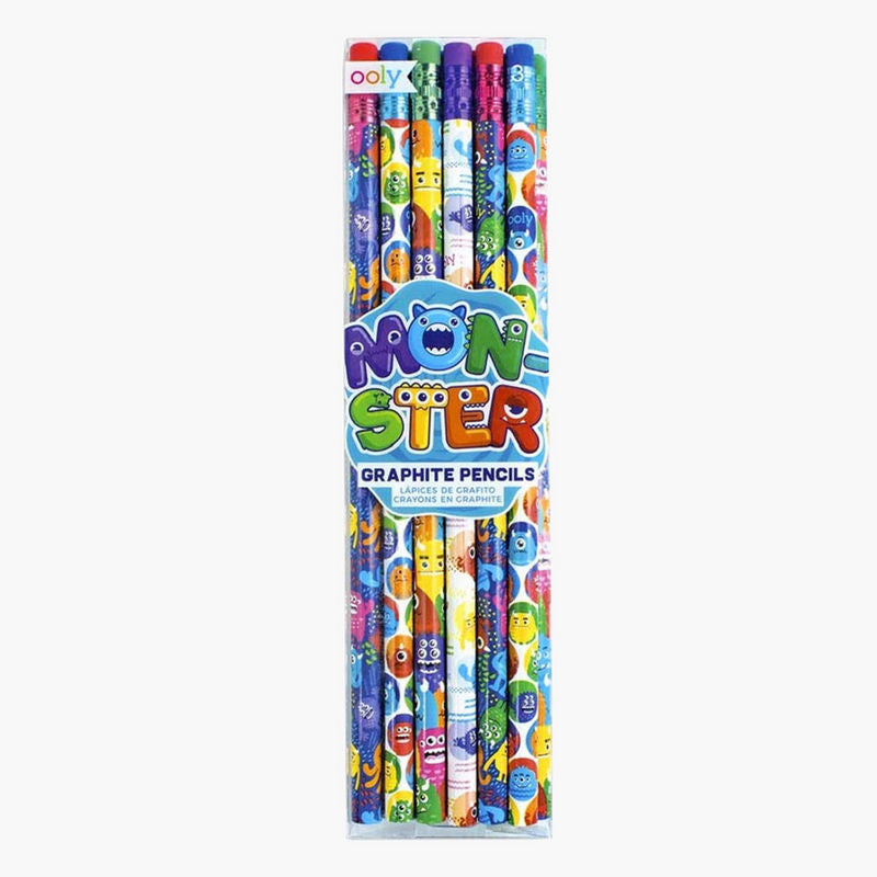 Ooly Monster Graphite Pencils Set Of 12