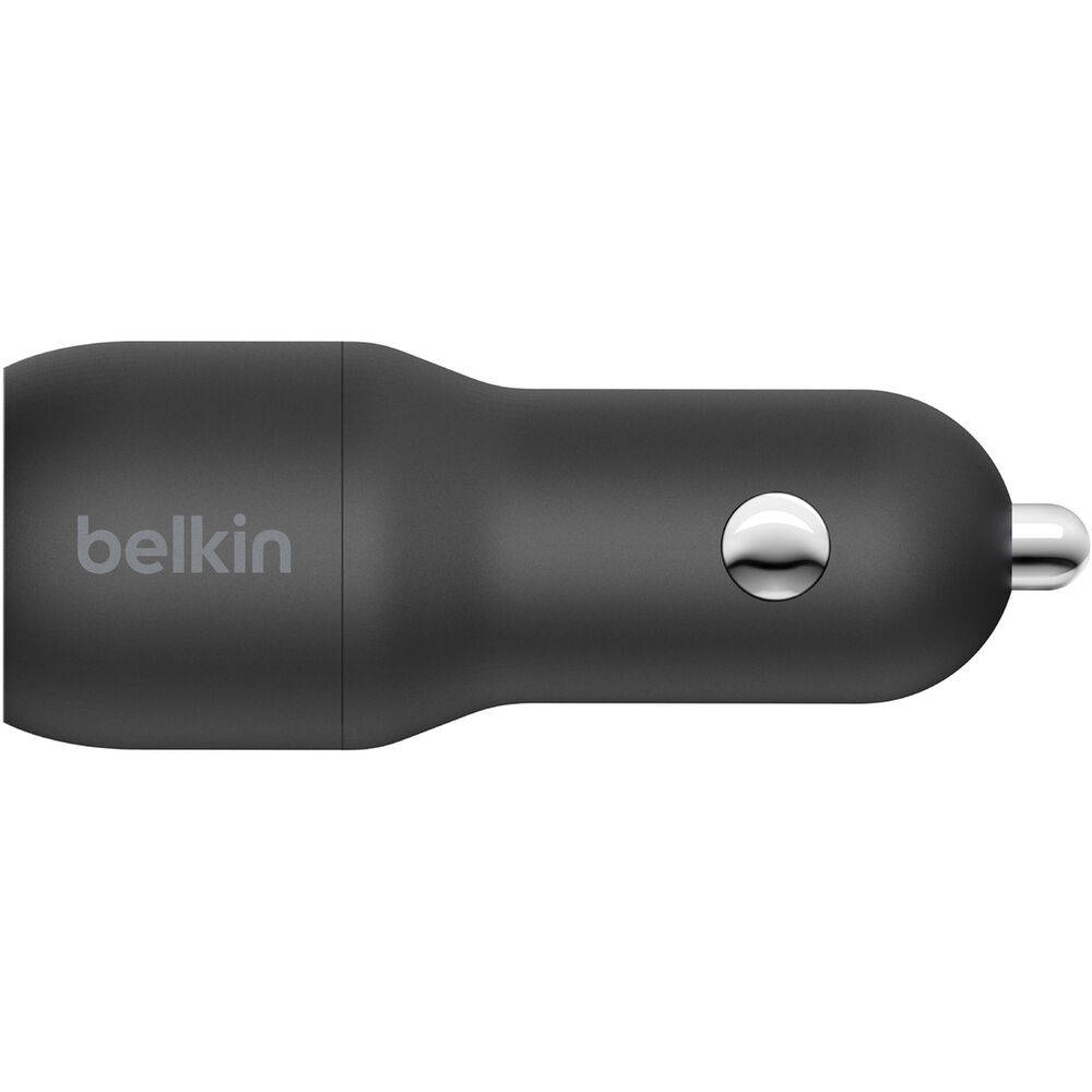 بيلكين - شاحن سيارة - 24W - 2 USB-A - أسود