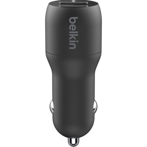 BELKIN - CAR CHARGER - 24W - 2 USBA - BLACK