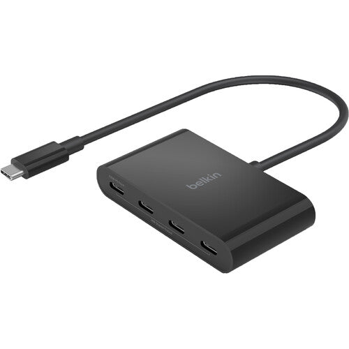 بيلكين - محور متعدد المنافذ - C إلى (4 USB-C) - أسود