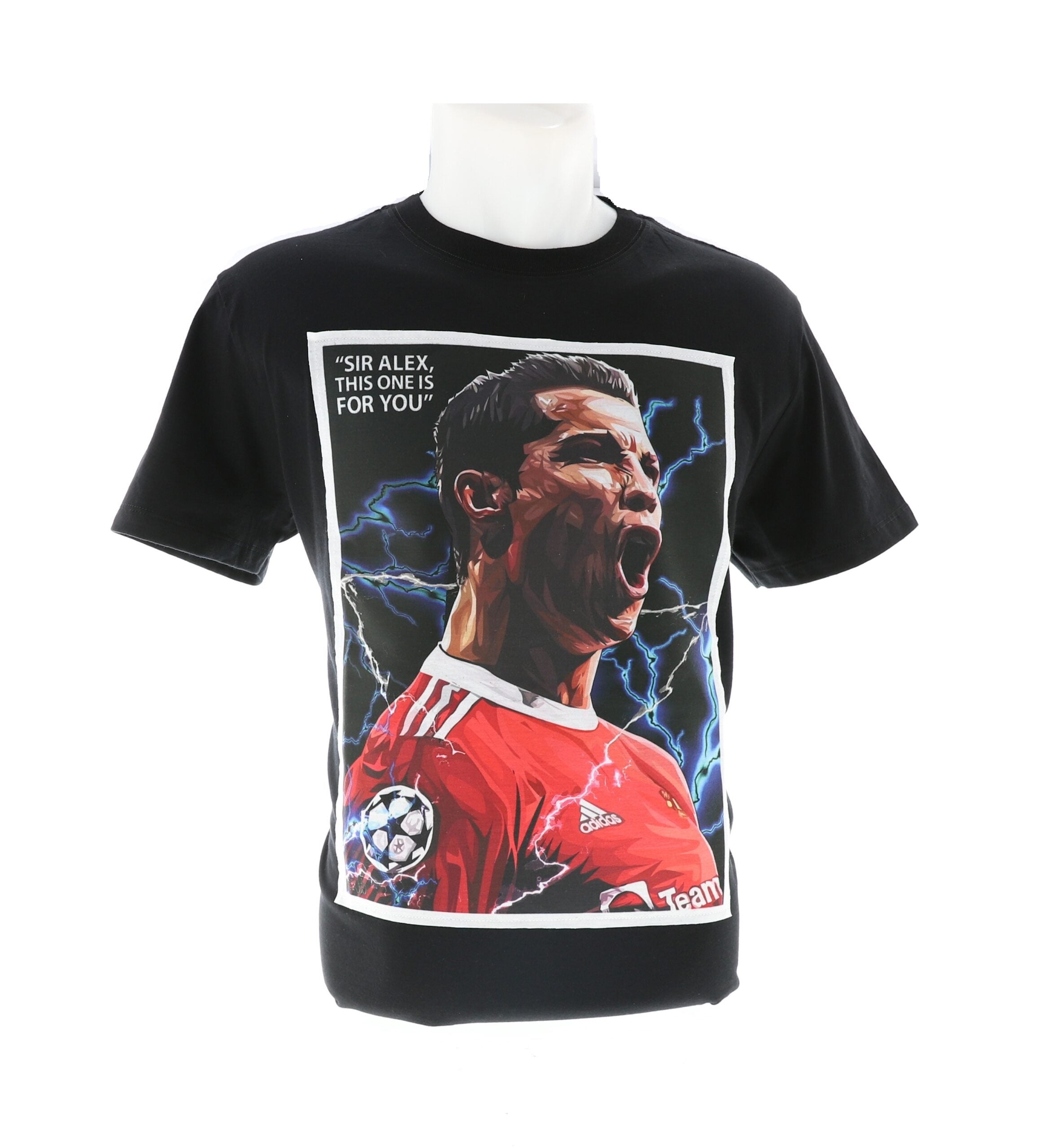 Famous Pop Art Ronaldo Cr7 Ver2 Black Fo 5 6 Year M