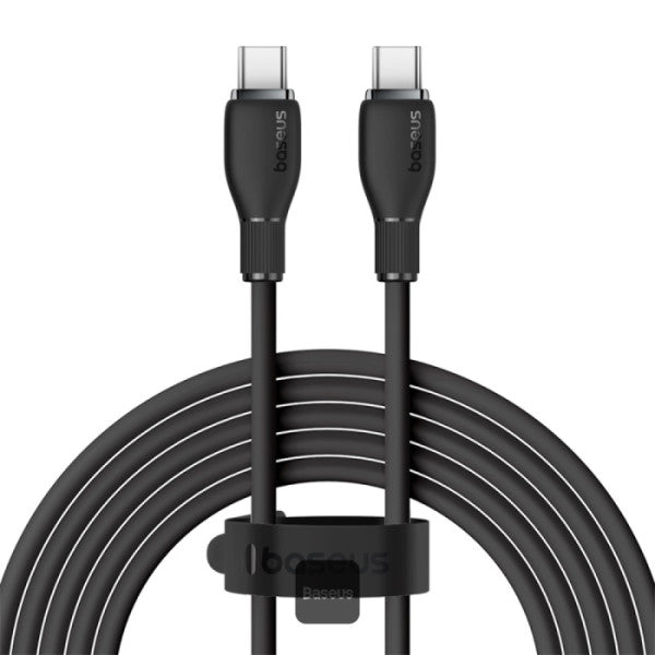 كابل شحن سريع باسياس بودينغ USB-C 100W 1.2م باللون الأسود
