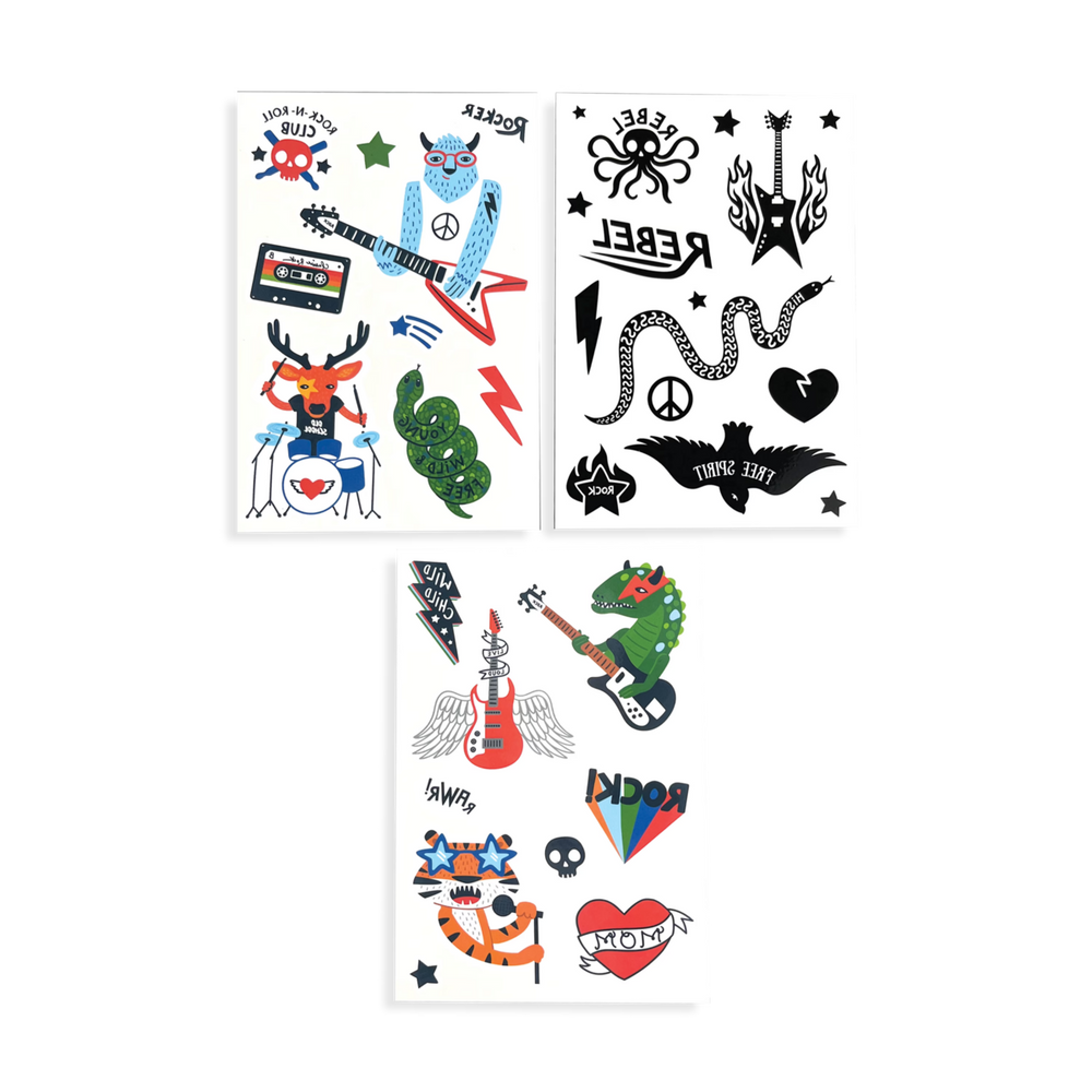 Ooly Mini Tattoos I Wanna Rock