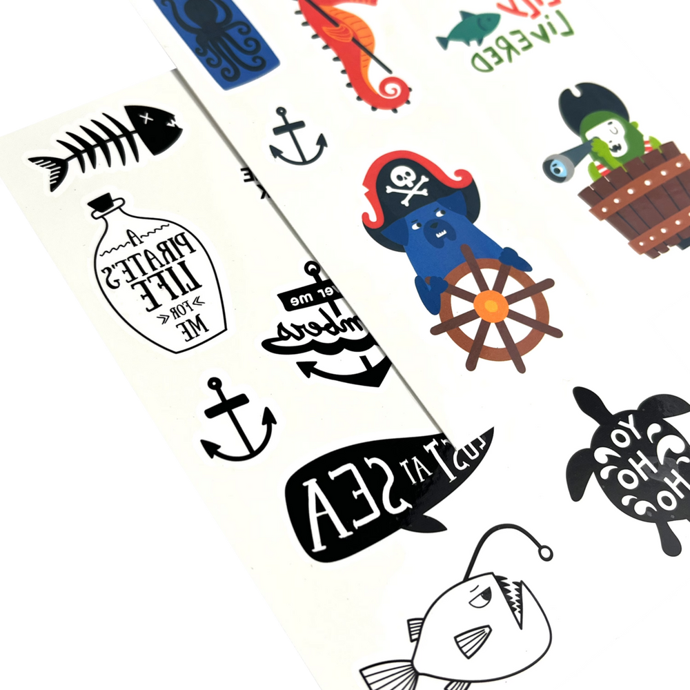 Ooly Mini Tattoos Pirate