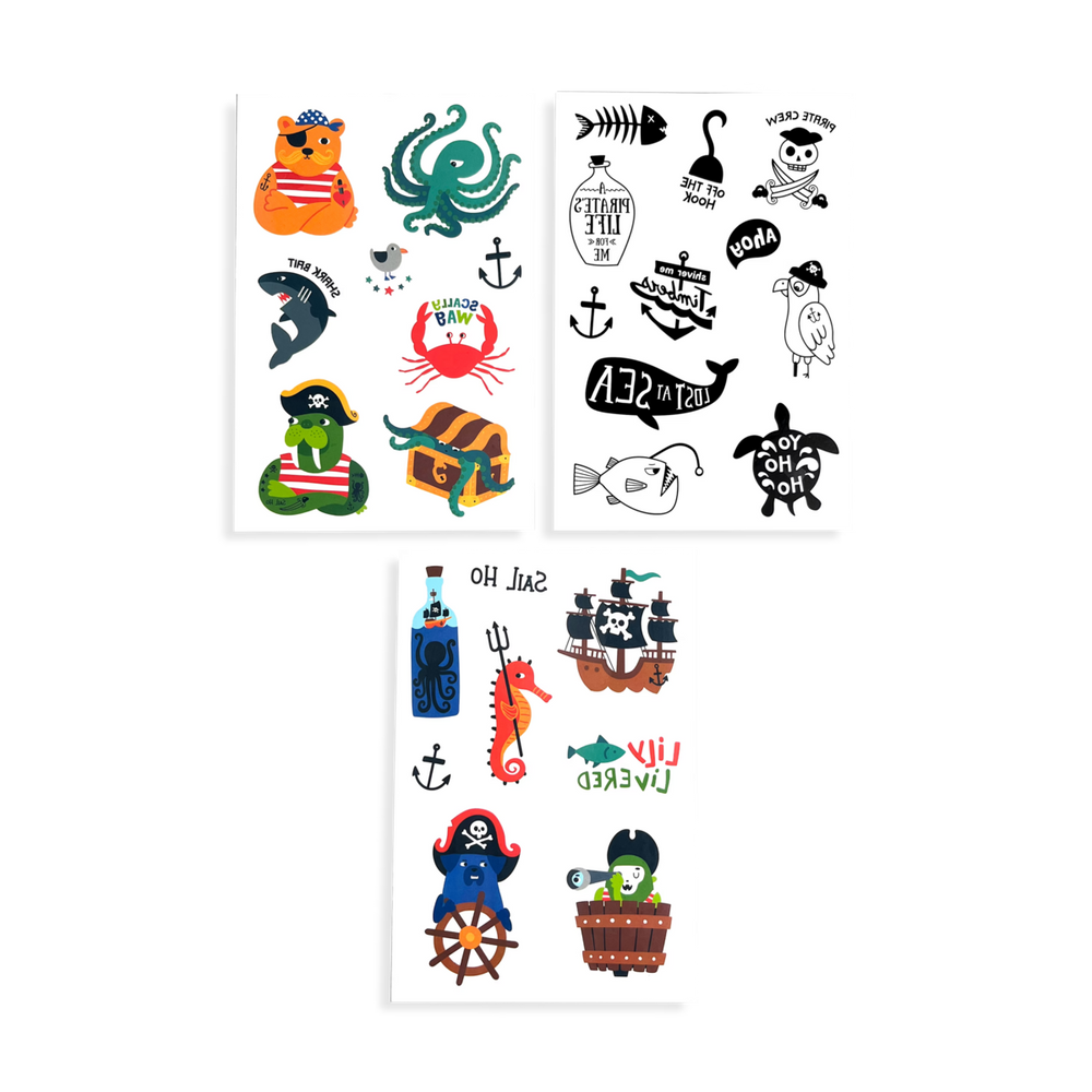 Ooly Mini Tattoos Pirate